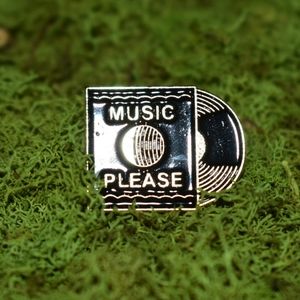 Music Please Vinyl Pin
